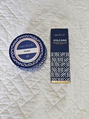 New Capri Blue Volcano Fragranced Hand Cream and Capri Blue Fragranced Candle